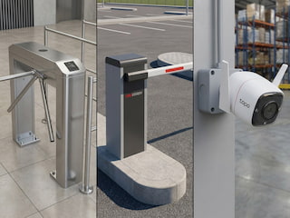 Бюджетная охрана объекта: турникет + шлагбаум + Tapo