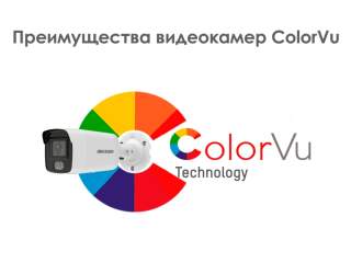 Преимущества видеокамер ColorVu