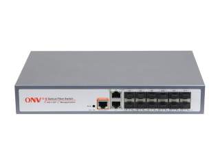 Коммутатор оптоволоконный управляемый 12-портов SFP ONV 33012FM 