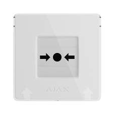 Ajax ManualCallPoint (белая) кнопка пожарной тревоги