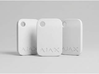 Ajax Tag, комплект из 3 брелоков белого цвета