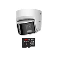 IP видеокамера Hikvision DS-2CD2347G2P-LSU/SL (2,8 мм) (C) + HS-TF-L2(STD)/64G/P