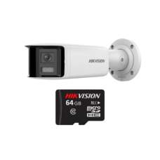 IP видеокамера Hikvision DS-2CD2T47G2P-LSU/SL (2,8 мм) (C) + HS-TF-L2 Флеш-карта на 64 гб