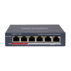 4-портовый PoE коммутатор Hikvision DS-3E0106P-E/M(B)