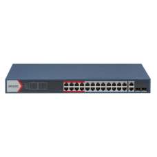 Коммутатор 24-портовый PoE Hikvision DS-3E1326P-EI