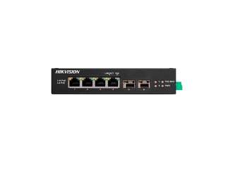 4-портовый PoE коммутатор Hikvision DS-3T0506HP-E/HS