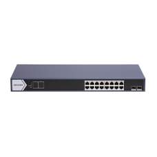 18-портовый гигабитный неуправляемый PoE коммутатор Hikvision DS-3E0518P-E/M(B)