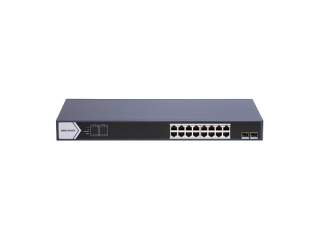 18-портовый гигабитный неуправляемый PoE коммутатор Hikvision DS-3E0518P-E/M(B)