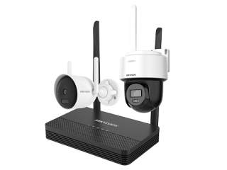 Комплект Wi-Fi видеонаблюдения Hikvision NKS424WBPH 4MP (2 камеры + NVS)