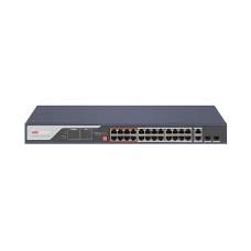 26-портовый неуправляемый PoE коммутатор Hikvision DS-3E0326P-E(C)