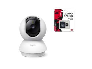 Комплект wifi камеры TP-Link Tapo TC70+128Gb