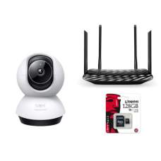 Комплект wifi камеры TP-Link Tapo TC72+128Gb+ Archer C6