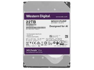 Жесткий диск 22 ТБ Western Digital Purple Pro (WD221PURP) 512MB