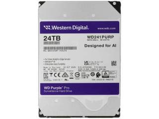 Жесткий диск 24 ТБ Western Digital Purple Pro (WD241PURP) 512MB