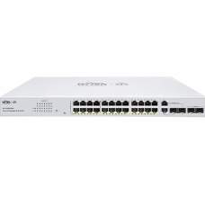 Управляемый 24-портовый PoE коммутатор Wi-Tek WI-PCMS328GF V2