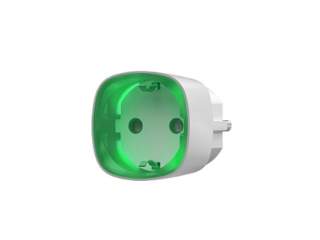 Ajax Socket (type F), белый цвет, умная розетка со счетчиком энергопотребления