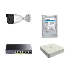 Комплект видеонаблюдения на 4 камеры IPC-B121H+NVR-104H-D