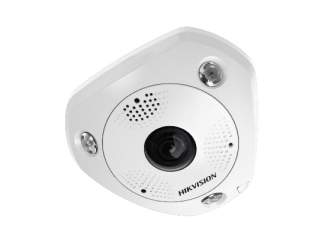 IP fisheye 12Мп видеокамера  Hikvision DS-2CD63C5G0E-IS(B) 