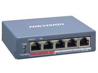 Интеллектуальный PoE коммутатор Hikvision DS-3E1105P-EI 