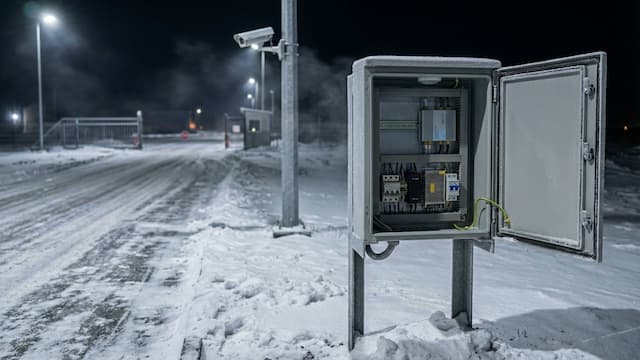 Связь и питание для удаленного видеонаблюдения