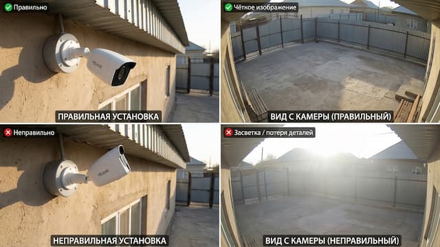 Установка камер HiLook