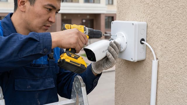 Установка камер HiLook