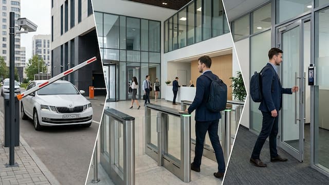 Монтаж и настройка СКУД в бизнес-центре