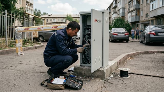 Монтаж и настройка шлагбаума